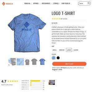3 for $30 ROAD iD Tee